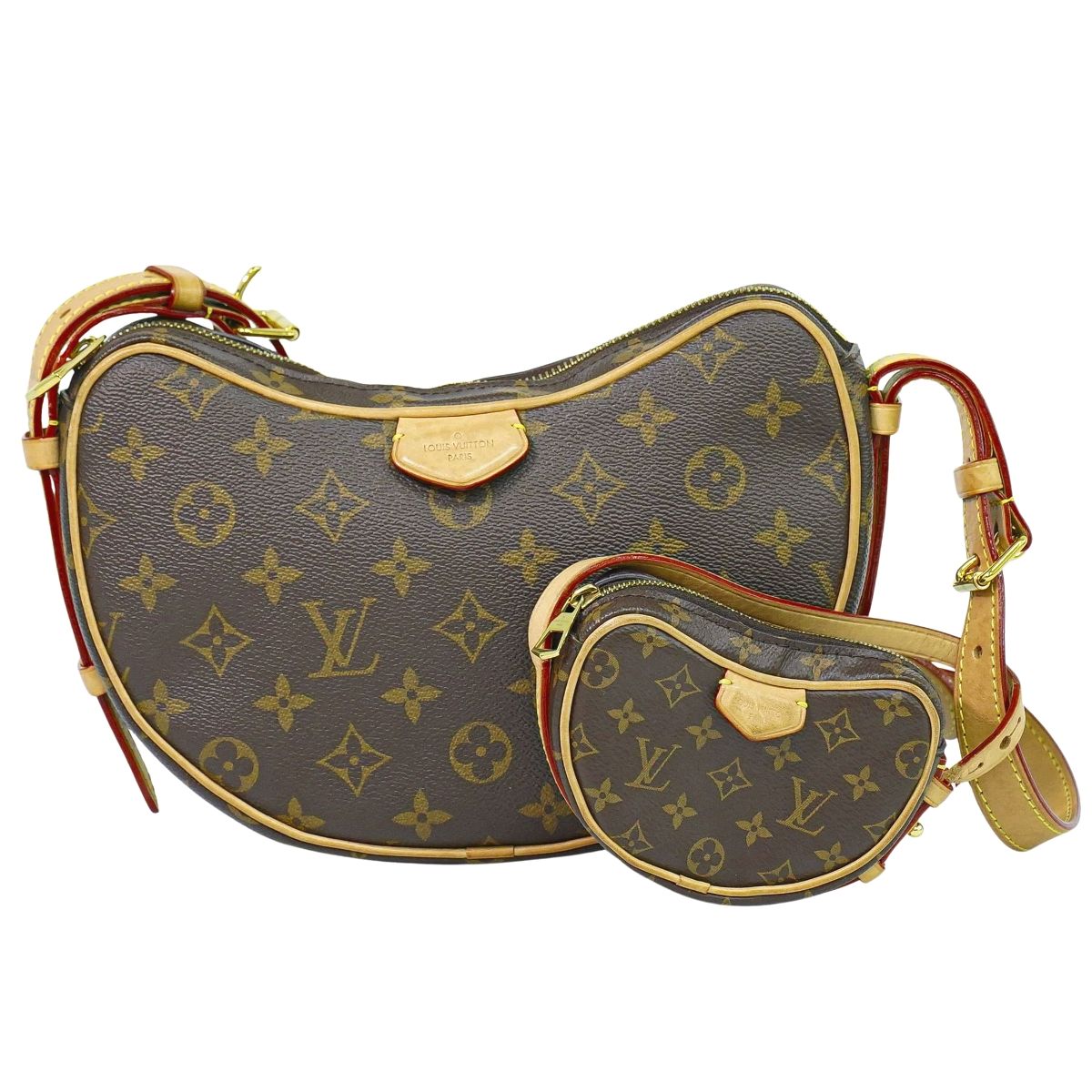 LOUIS VUITTON クロワッサン モノグラム ショルダーバッグ M46828