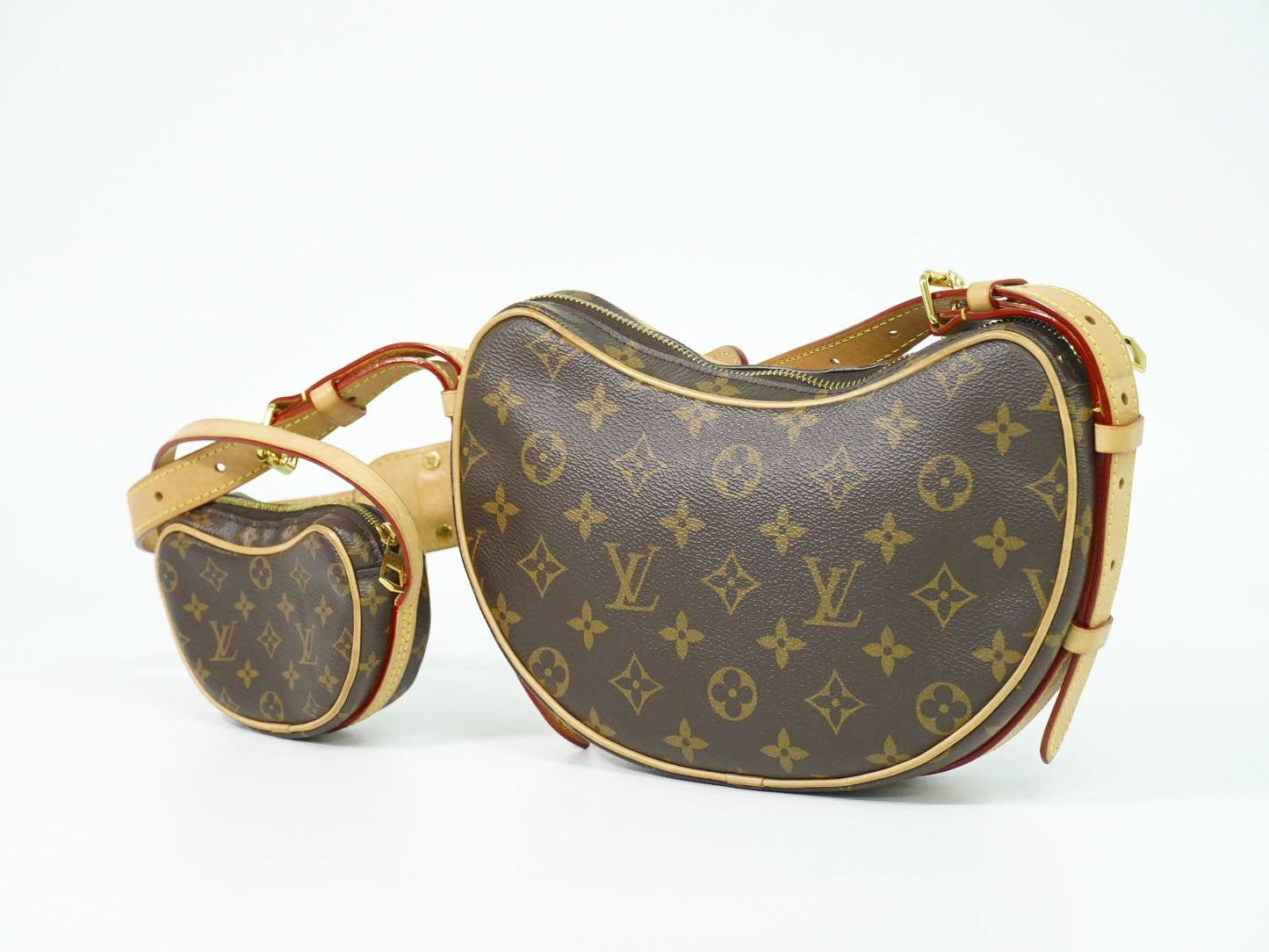 LOUIS VUITTON クロワッサン モノグラム ショルダーバッグ M46828