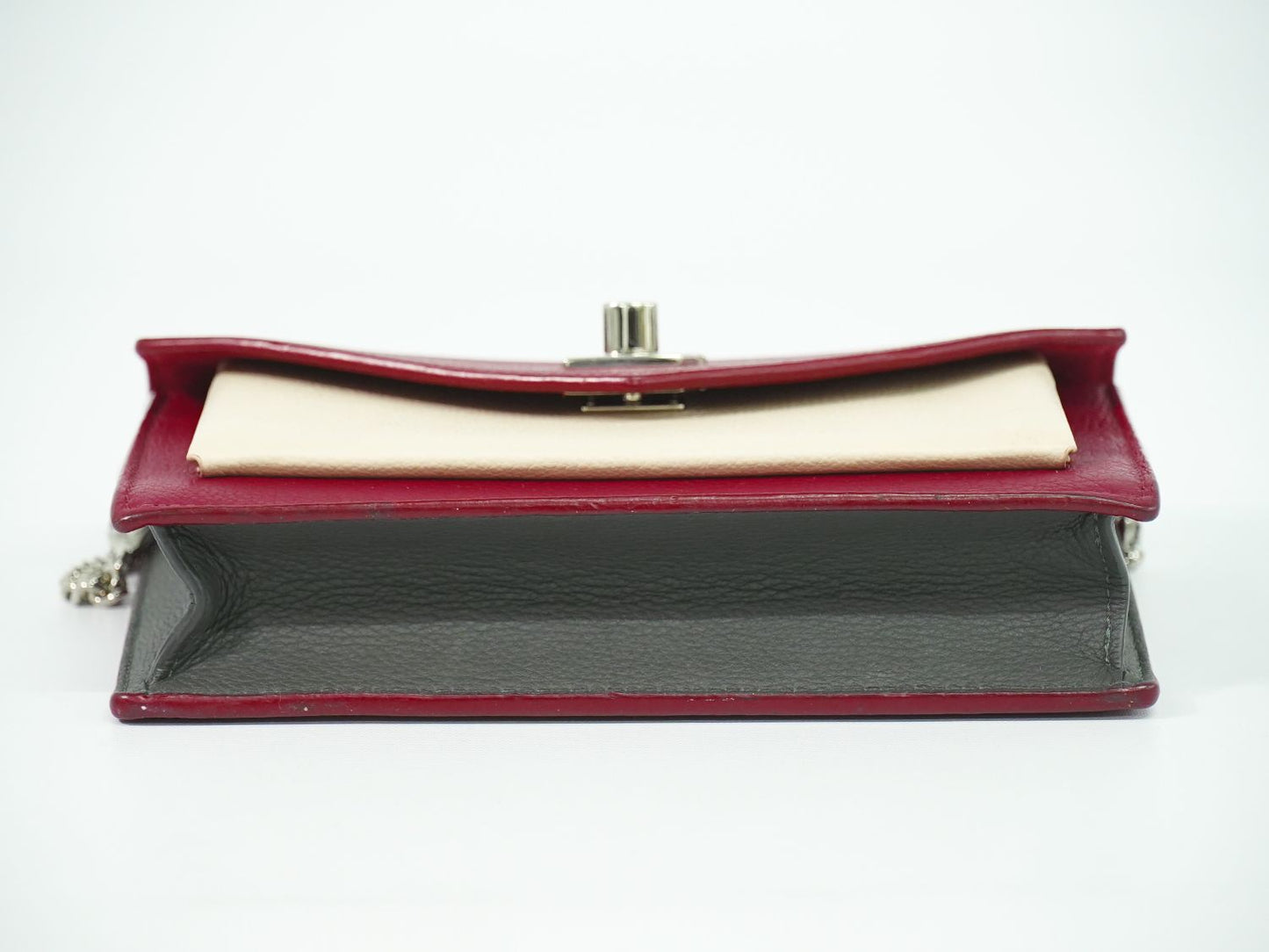 LOUIS VUITTON ポシェット ロックミー レザー ショルダーバッグ リドゥヴァン クレーム M63470