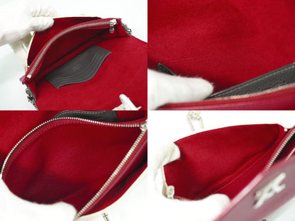 LOUIS VUITTON ポシェット ロックミー レザー ショルダーバッグ リドゥヴァン クレーム M63470