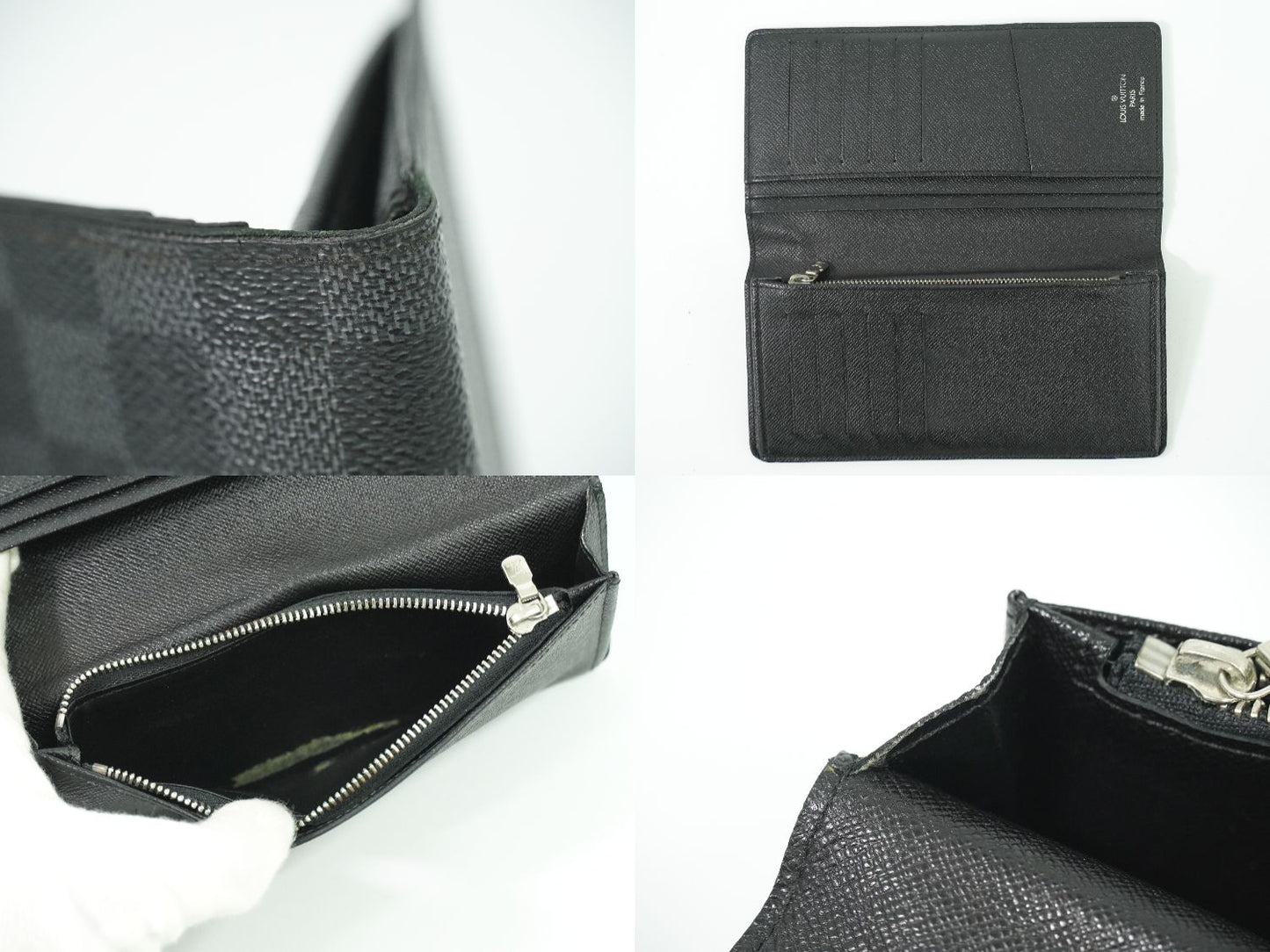 LOUIS VUITTON ポルトフォイユ ブラザ ダミエ グラフィット 長財布 N62665