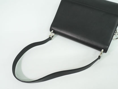 Salvatore Ferragamo ガンチーニ ショルダーバッグ ブラック