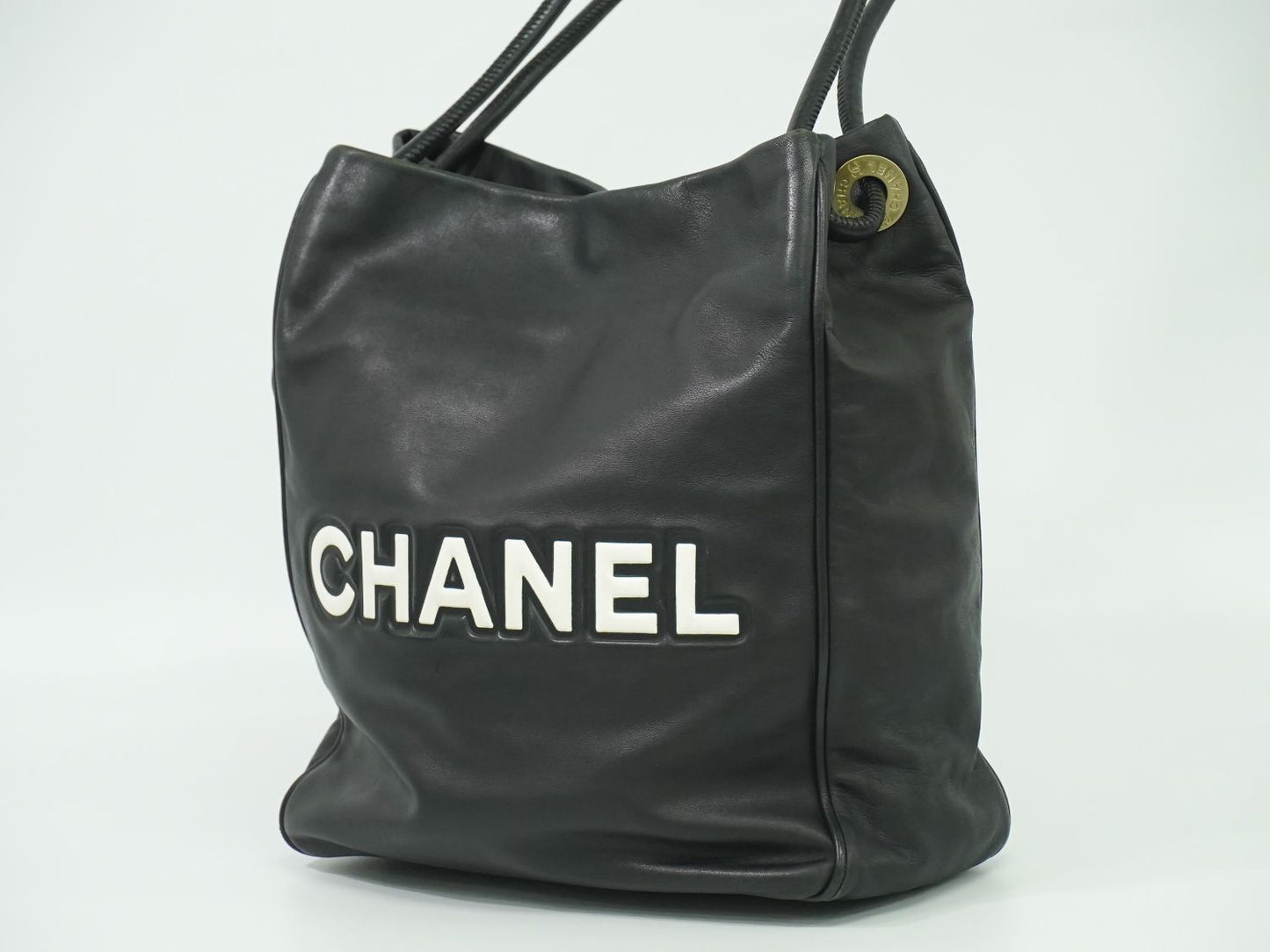 CHANEL カメリア ショルダーバッグ ブラック