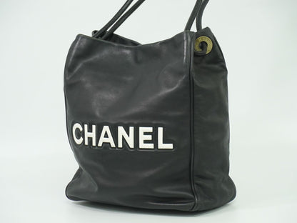 CHANEL カメリア ショルダーバッグ ブラック