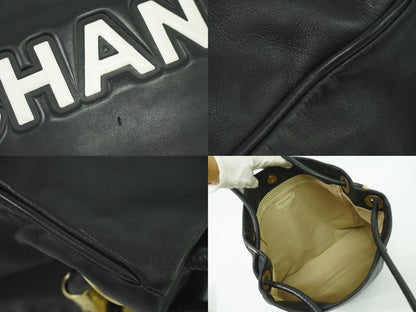 CHANEL カメリア ショルダーバッグ ブラック