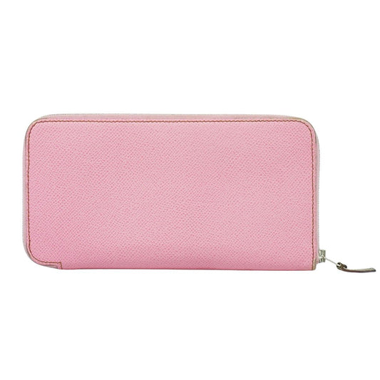 HERMES アザップ シルクイン ロング 長財布 ピンク