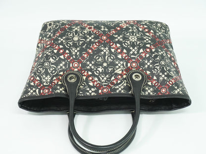 CHANEL ココトラベル トートバッグ ブラック マルチカラー