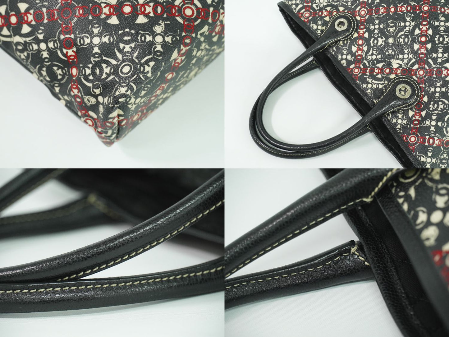 CHANEL ココトラベル トートバッグ ブラック マルチカラー