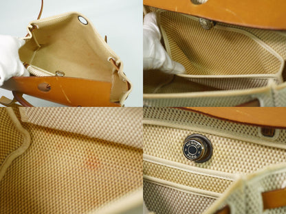 HERMES エールバッグ PM 2WAY ショルダーバッグ □F刻 2002年 ベージュ ブラウン