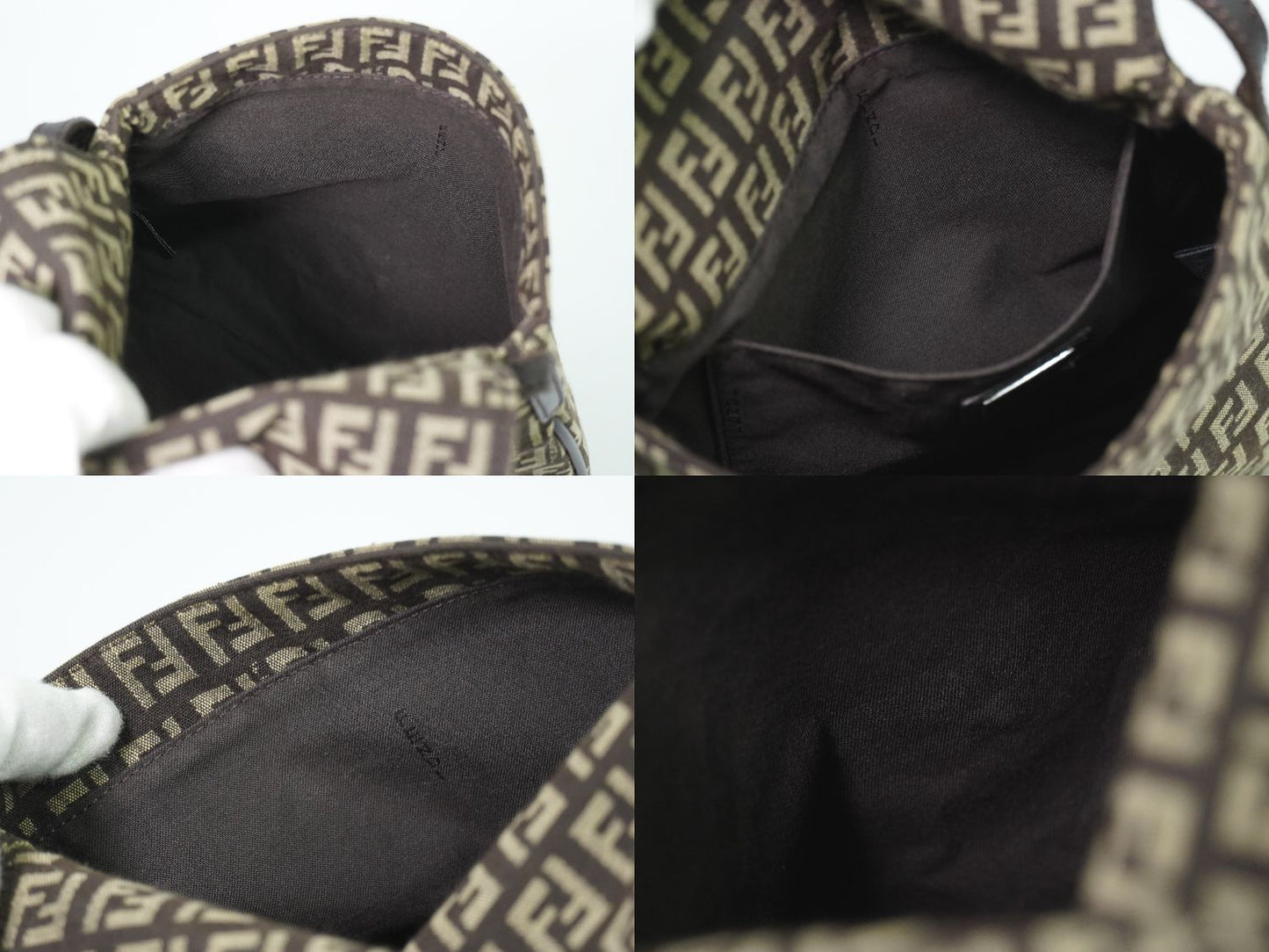 FENDI ズッキーノ ショルダーバッグ ブラウン 8BT075