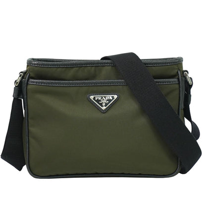 PRADA ショルダーバッグ カーキ