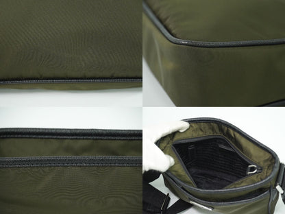 PRADA ショルダーバッグ カーキ