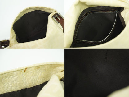 FENDI ズッカ マンマバケット ショルダーバッグ ベージュ 26325