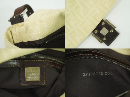 FENDI ズッカ マンマバケット ショルダーバッグ ベージュ 26325