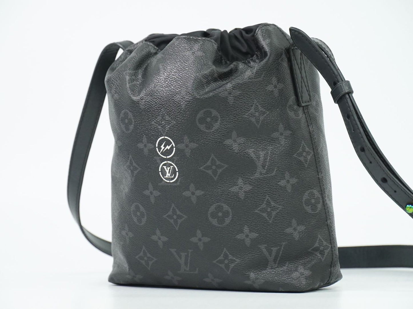 LOUIS VUITTON LV × フラグメント FRAGMENT ナノバッグ モノグラム エクリプス ショルダーバッグ M43418