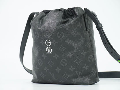 LOUIS VUITTON LV × フラグメント FRAGMENT ナノバッグ モノグラム エクリプス ショルダーバッグ M43418