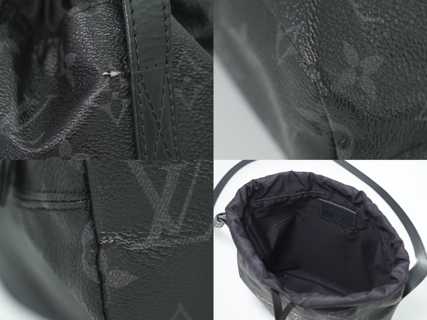 LOUIS VUITTON LV × フラグメント FRAGMENT ナノバッグ モノグラム エクリプス ショルダーバッグ M43418