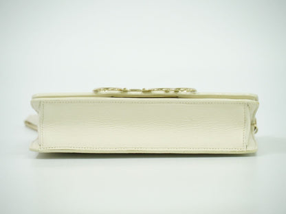 JIMMY CHOO シドニー ショルダーバッグ アイボリー