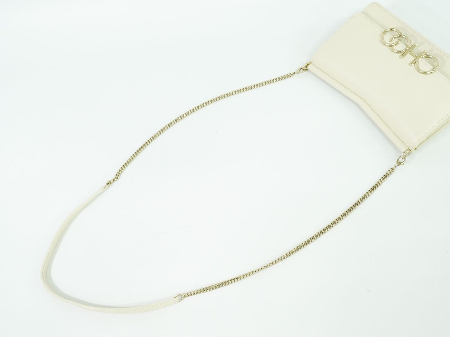 JIMMY CHOO シドニー ショルダーバッグ アイボリー