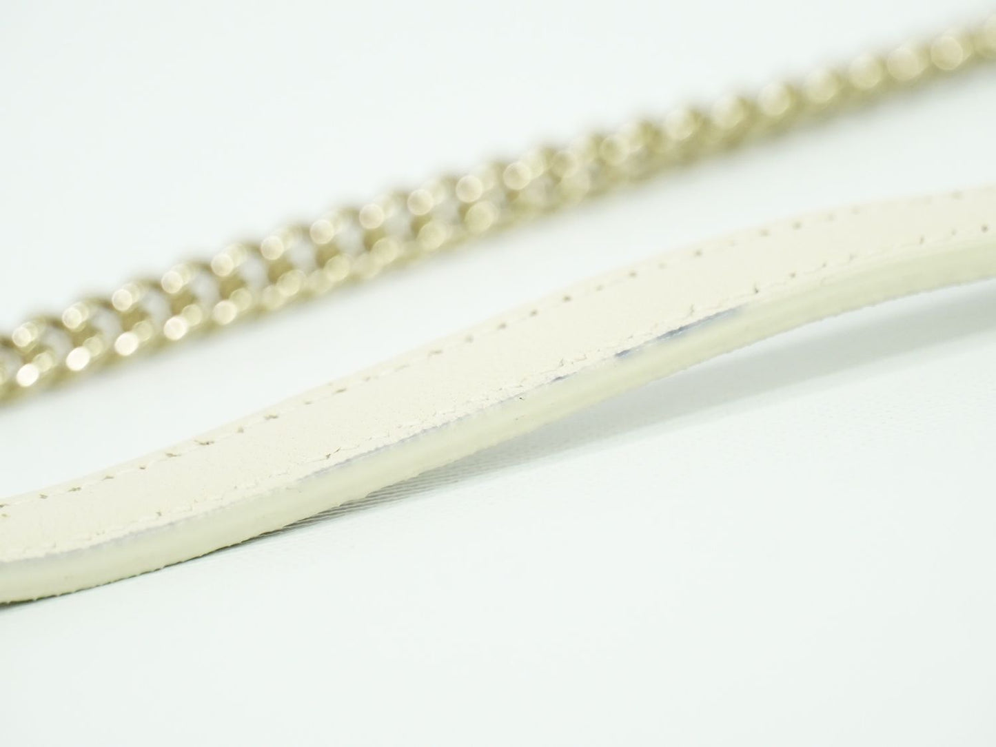 JIMMY CHOO シドニー ショルダーバッグ アイボリー