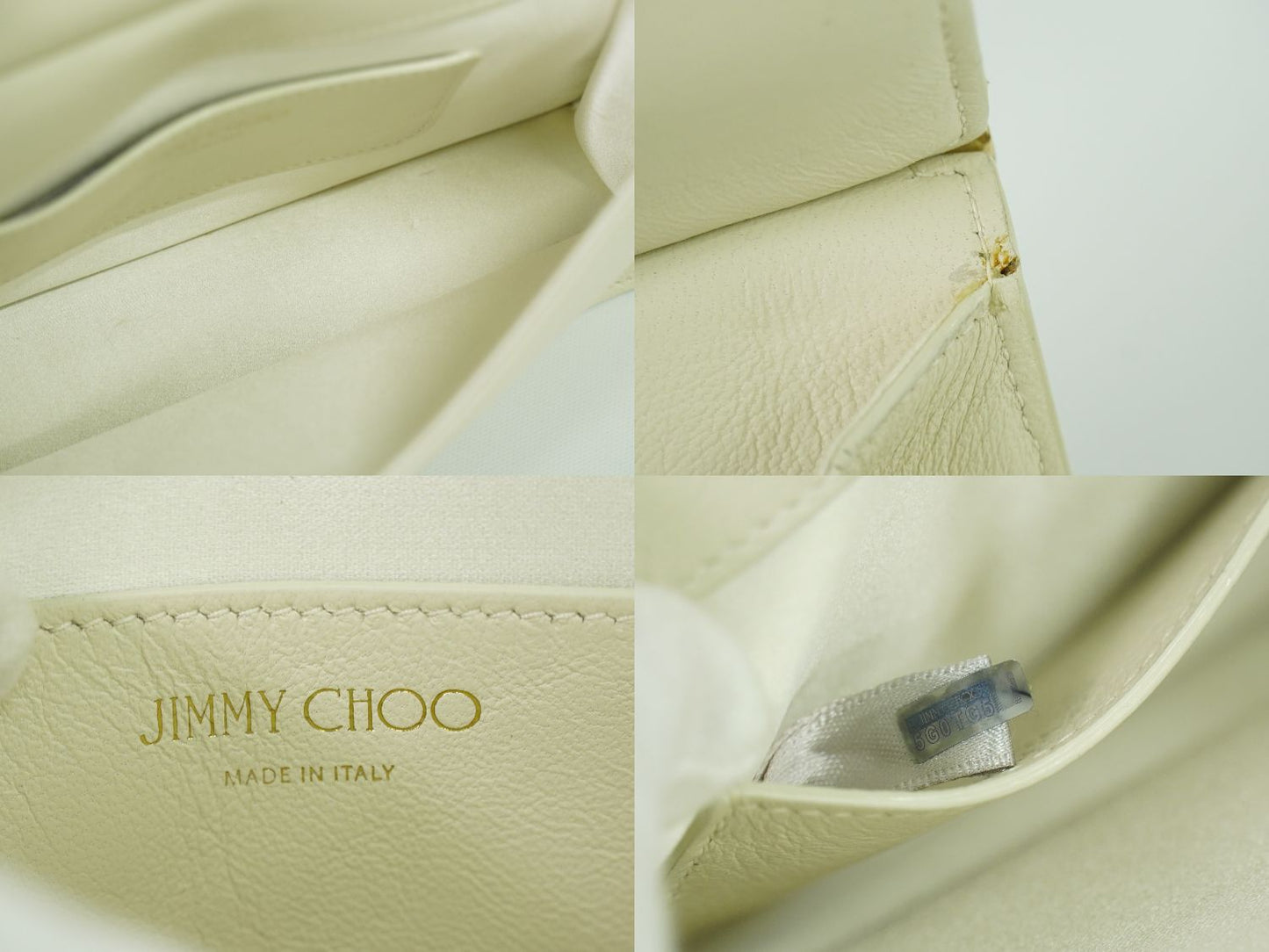 JIMMY CHOO シドニー ショルダーバッグ アイボリー