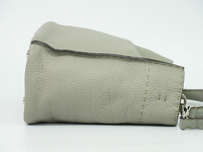 FENDI セレリア アンナ スモール 2WAY ショルダーバッグ グレー 8BT218