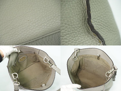 FENDI セレリア アンナ スモール 2WAY ショルダーバッグ グレー 8BT218