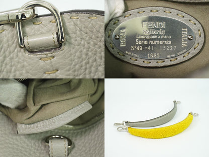 FENDI セレリア アンナ スモール 2WAY ショルダーバッグ グレー 8BT218