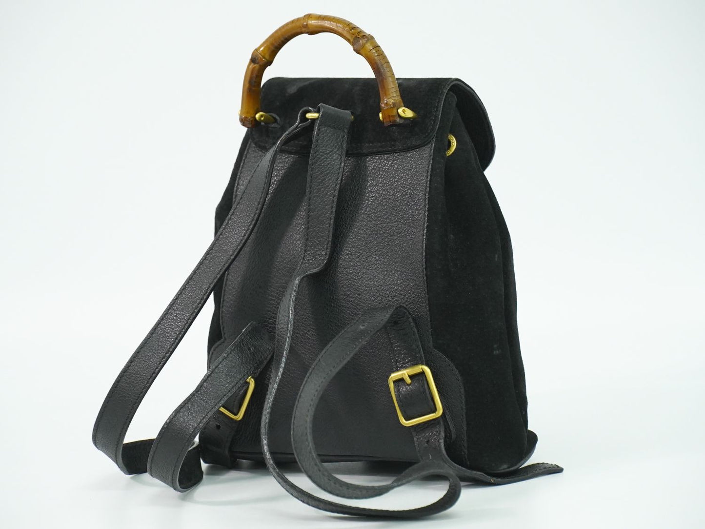GUCCI バンブー ミニ リュックサック ブラック