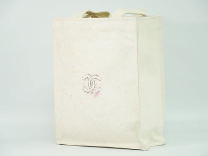 CHANEL ココマーク マイアミ クルーズライン トートバッグ ホワイト