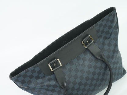 LOUIS VUITTON カバヴォワヤージュ ダミエ コバルト ショルダーバッグ N41397