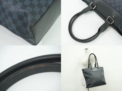 LOUIS VUITTON カバヴォワヤージュ ダミエ コバルト ショルダーバッグ N41397
