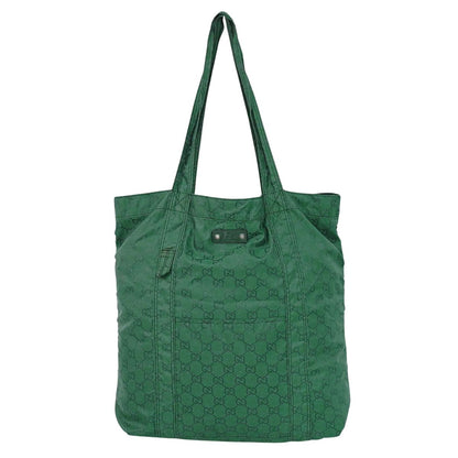 GUCCI GGナイロン エコバッグ グリーン 223669