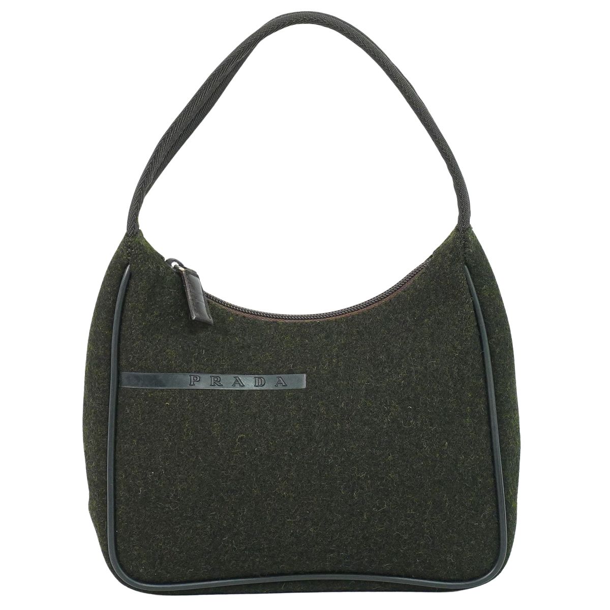 PRADA スポーツライン ハンドバッグ ダークカーキ