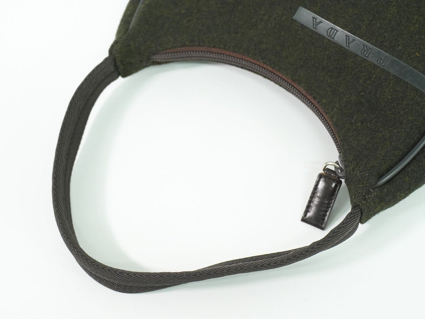 PRADA スポーツライン ハンドバッグ ダークカーキ