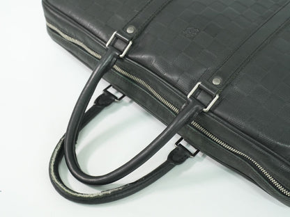 LOUIS VUITTON ポルトドキュマンヴォワヤージュ ダミエ アンフィニ ビジネスバッグ オニキス N41146