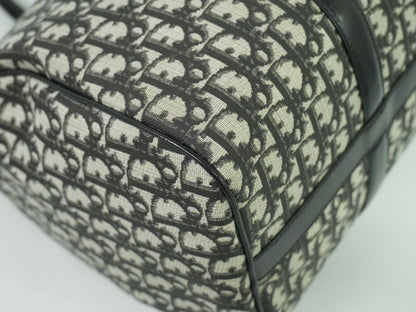 Christian Dior トロッター ボストンバッグ ブラック ホワイト