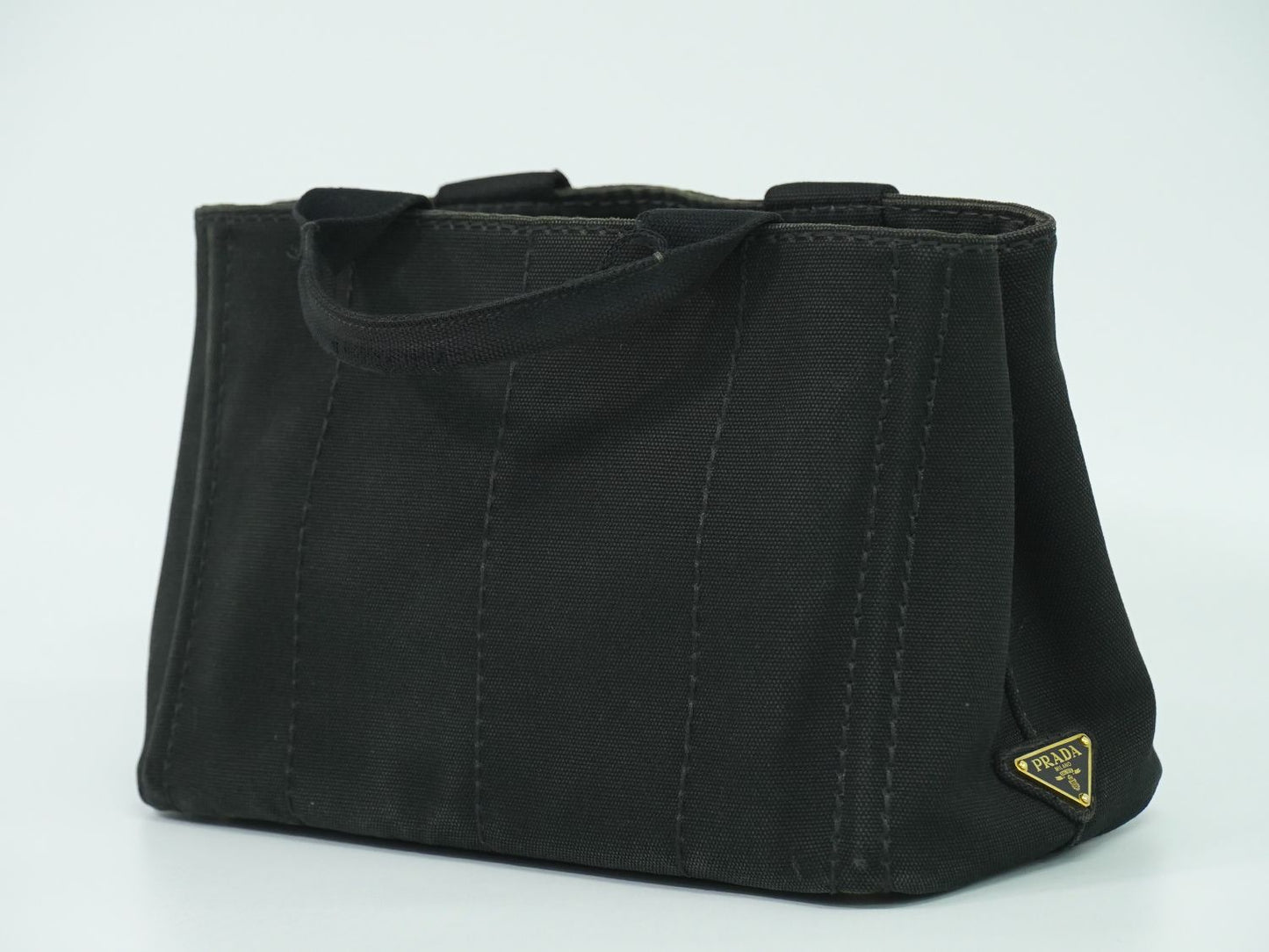 PRADA ミニ カナパ ハンドバッグ ブラック BN2439