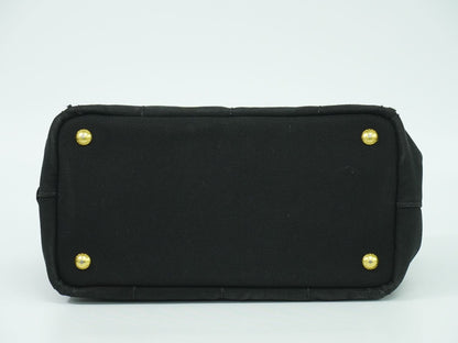 PRADA ミニ カナパ ハンドバッグ ブラック BN2439