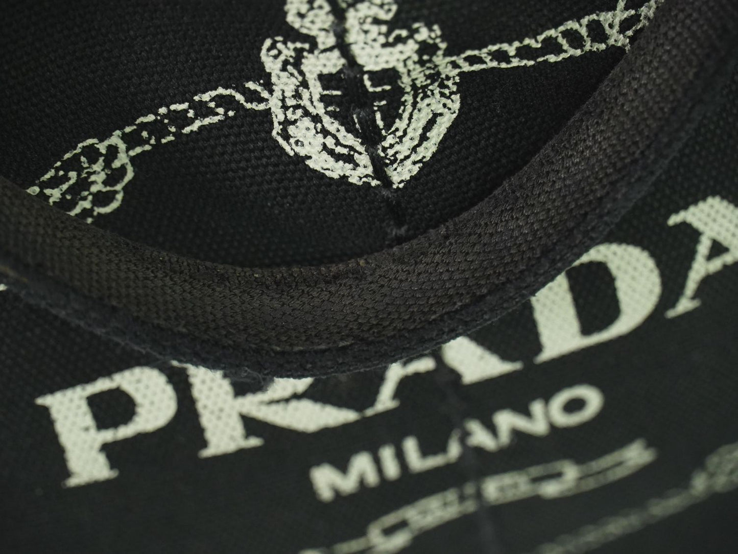 PRADA ミニ カナパ ハンドバッグ ブラック BN2439