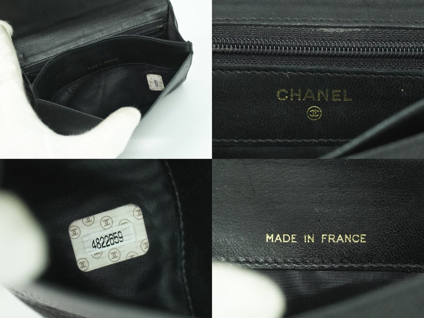 CHANEL ココマーク コインケース カードケース ブラック