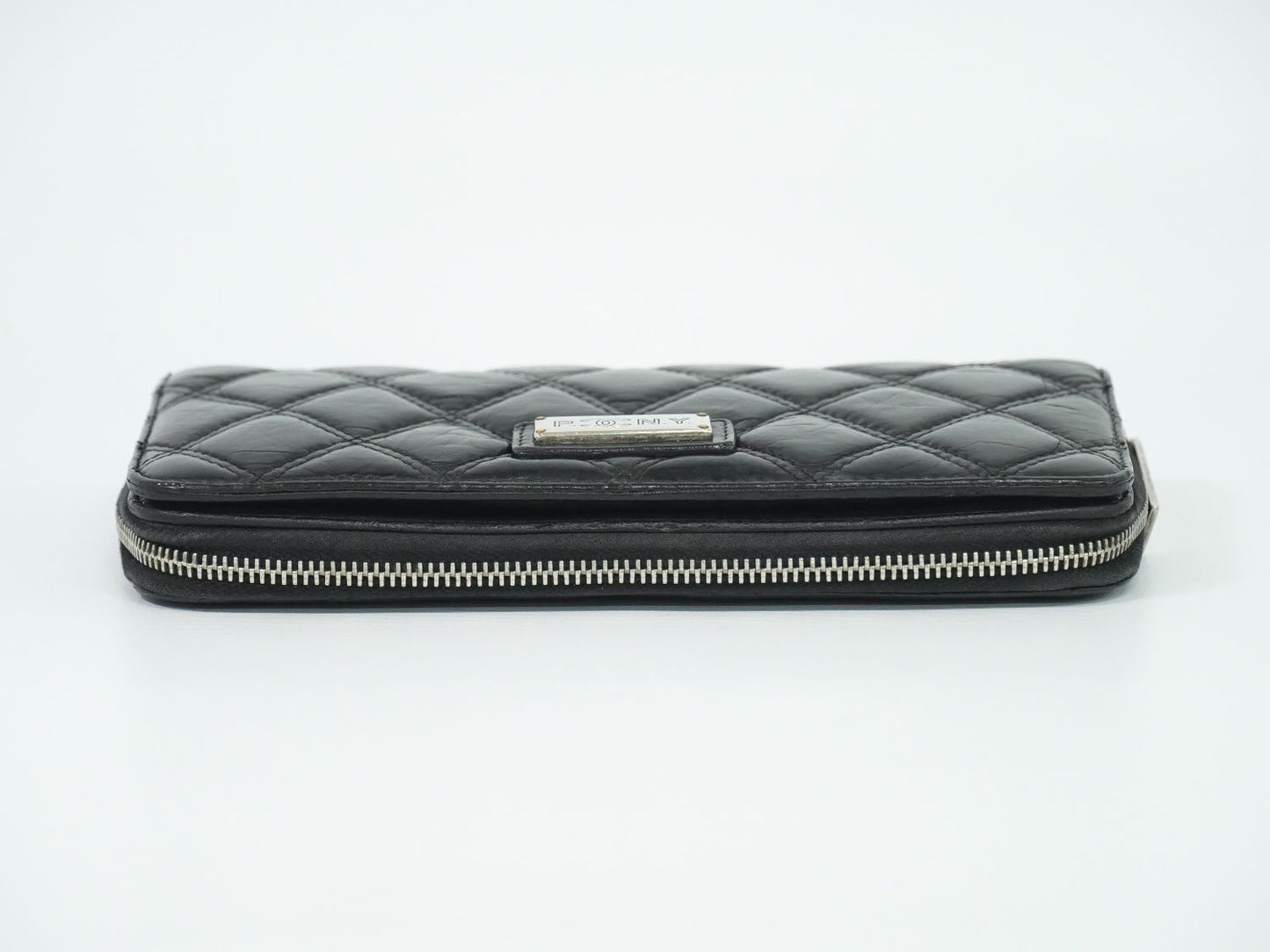 CHANEL パリ ニューヨークライン マトラッセ 長財布 ブラック