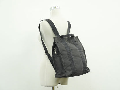 HERMES エールライン アド MM リュックサック グレー