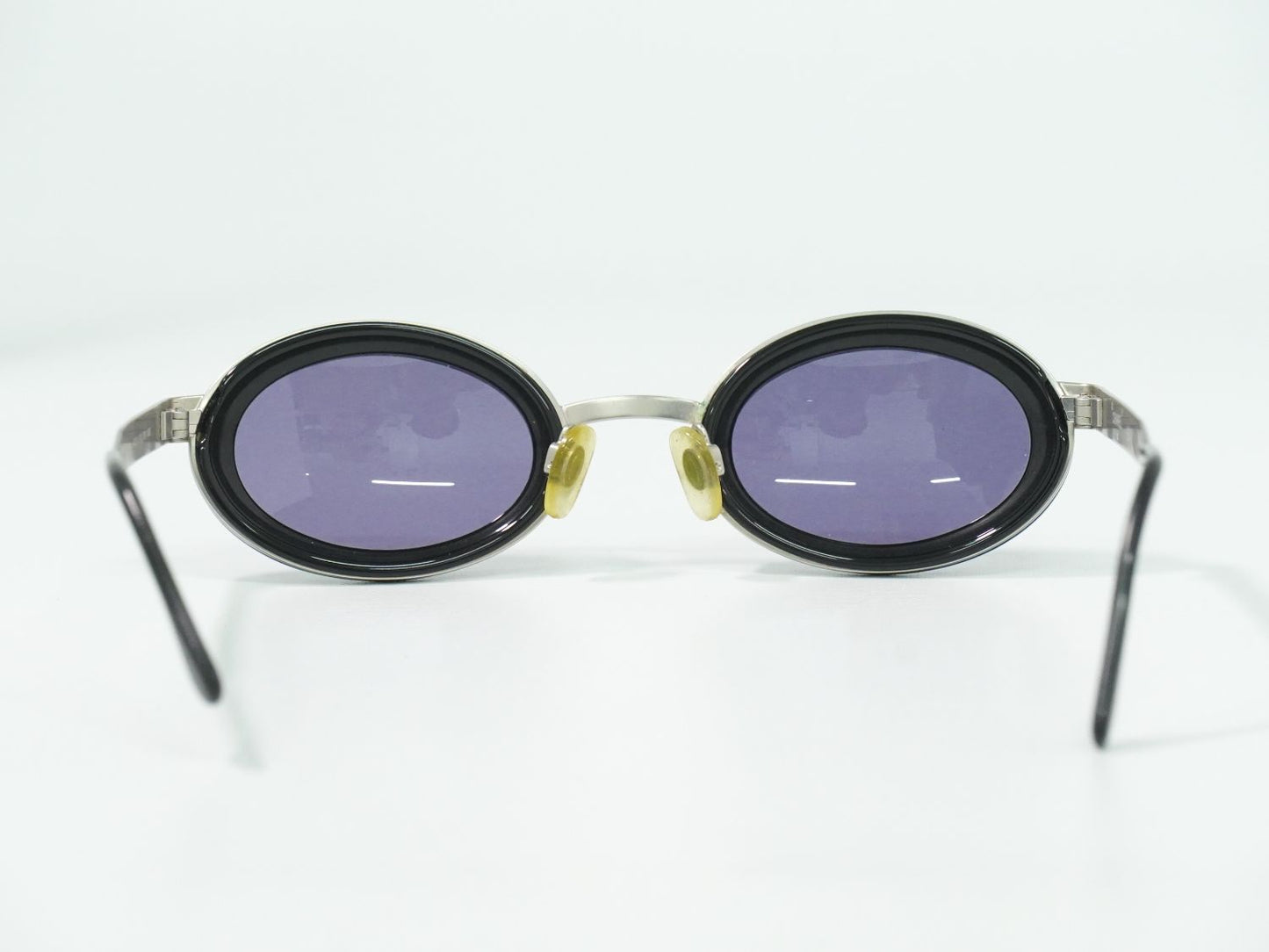 CHANEL ロゴ サングラス ブラック シルバー金具