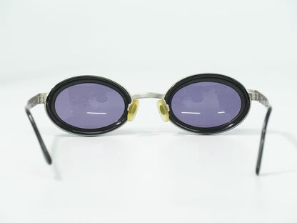 CHANEL ロゴ サングラス ブラック シルバー金具