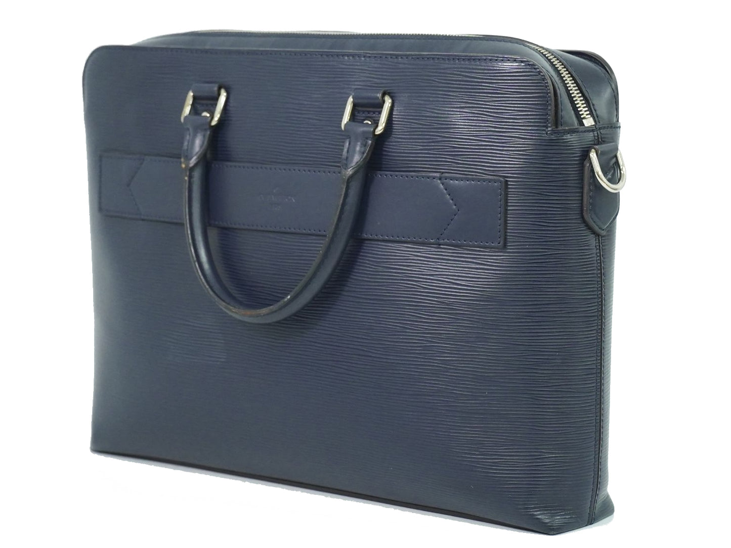 LOUIS VUITTON ブルックス エピレザー ビジネスバッグ ブルーマリーヌ M58848