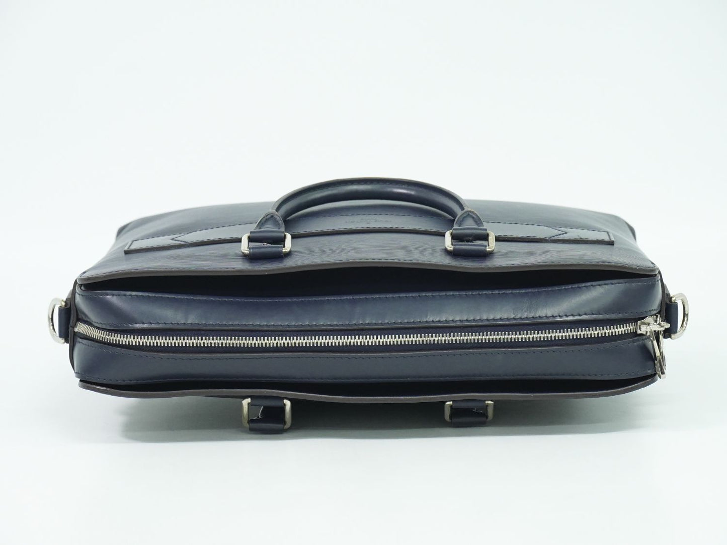 LOUIS VUITTON ブルックス エピレザー ビジネスバッグ ブルーマリーヌ M58848