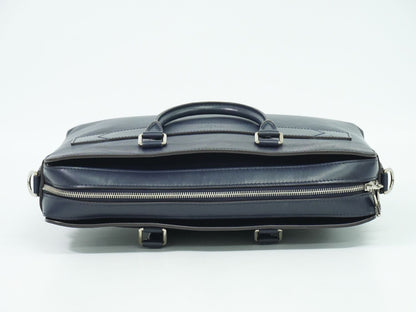 LOUIS VUITTON ブルックス エピレザー ビジネスバッグ ブルーマリーヌ M58848