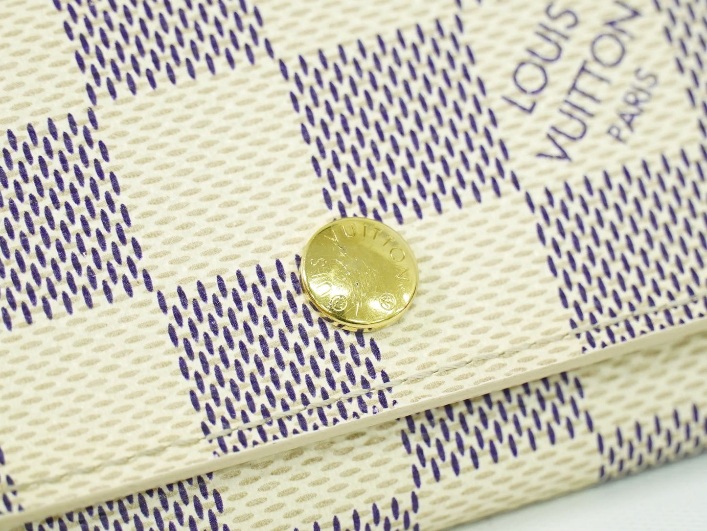 LOUIS VUITTON ミュルティクレ 4 ダミエ アズール キーケース 4連 N60020