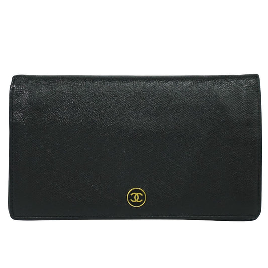 CHANEL ココマーク 長財布 ブラック
